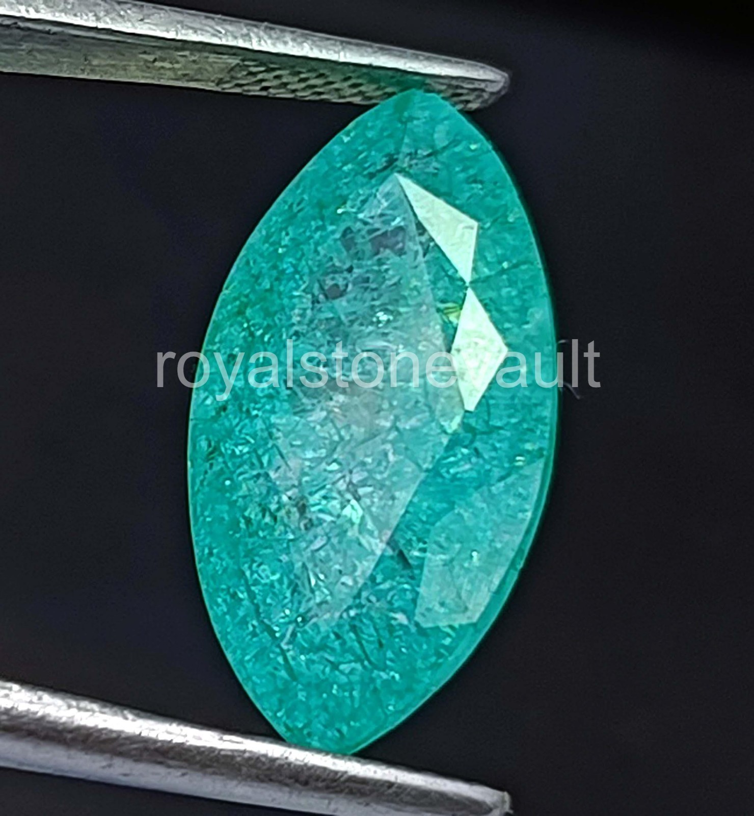 11.45 Ct Natural Green Emerald Marquise Shape Loose Gemstone IGL Certified 5AOI