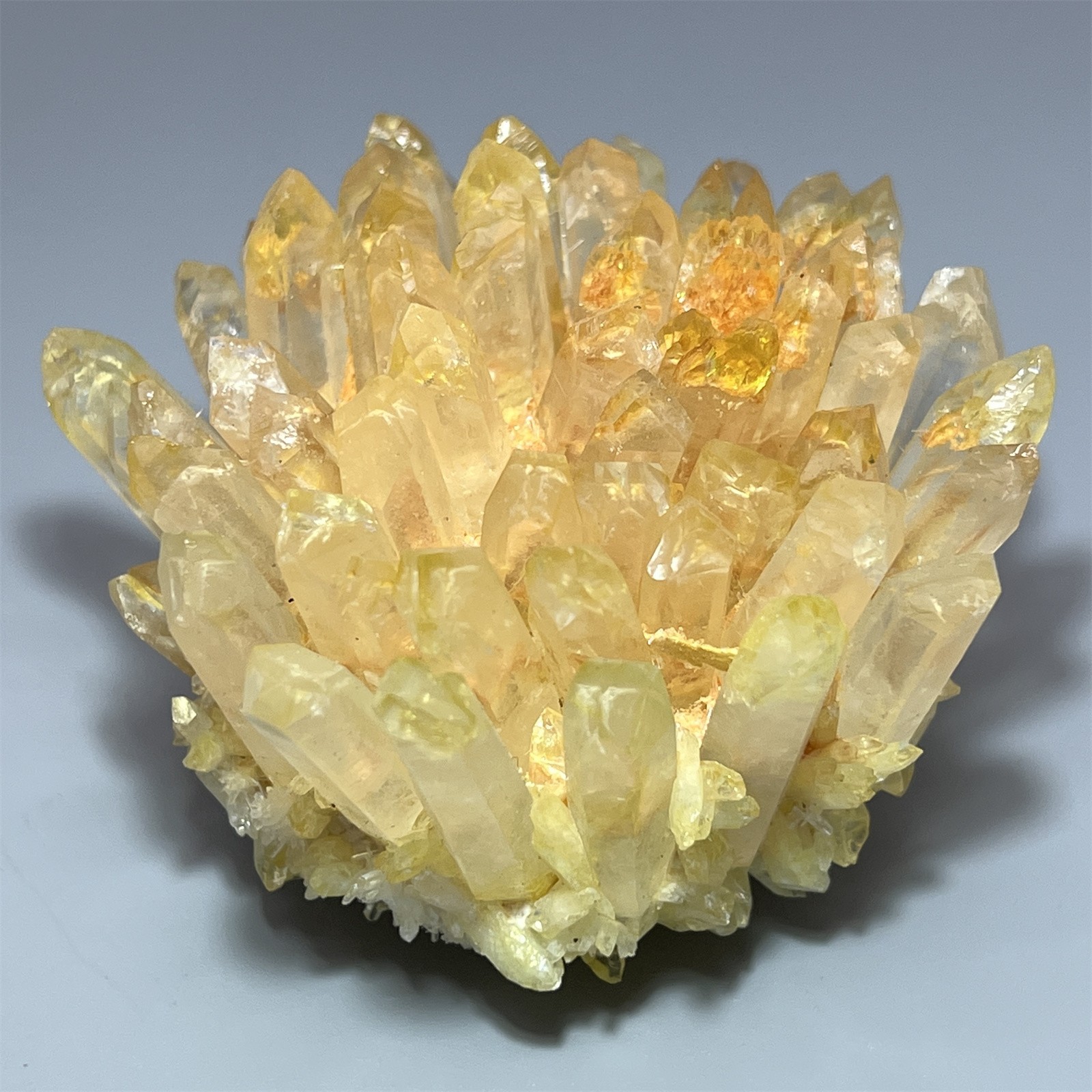 290g+ New Find yellow Phantom Quartz Crystal Cluster Mineral Specimen Random 1PC