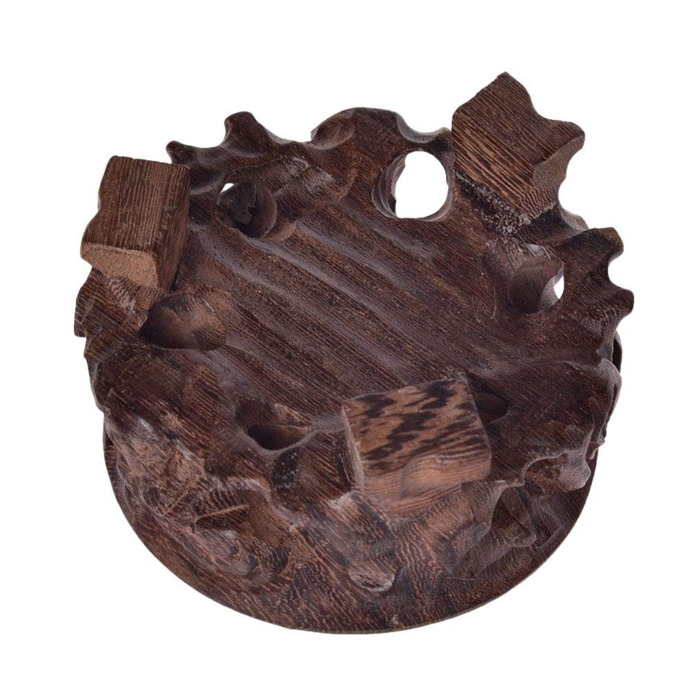 Oriental Asian Handmade Solid Wood Sandalwood Display Stand Pedestal Base