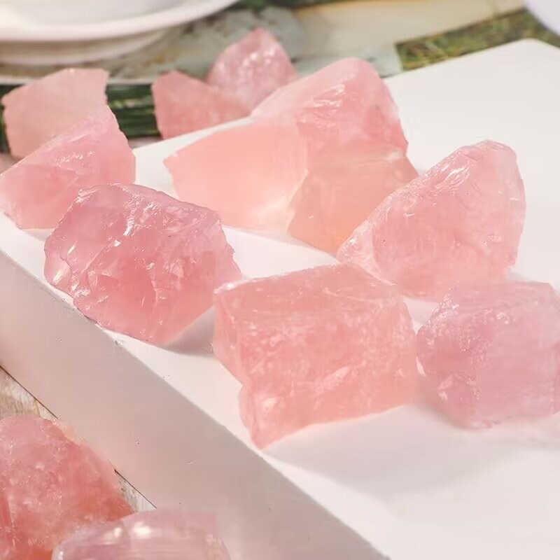 3-5cm Rose Quartz Raw Rough Stone Chunks Healing Reiki Energy Crystal Gifts 1PCS