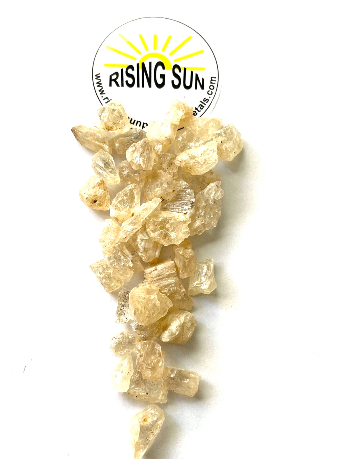 48 Grams Amazing Gem Natural Clear Golden Scapolite Crystal From Mozambique
