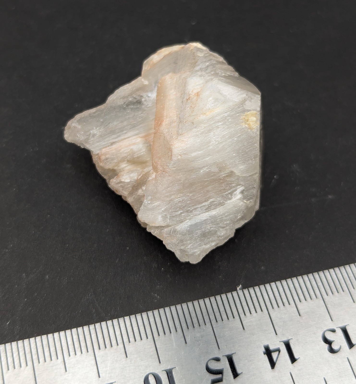 Honey Color Morganite Crystal With Etched Formation, From Afghanistan, 35 Grams
