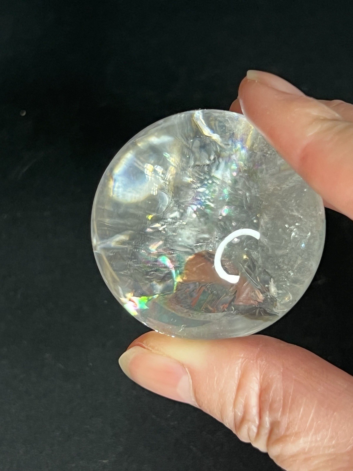 Brazilian Super Clear Quartz Crystal Ball With Rainbows 🌈 AAA+ 41mm 12