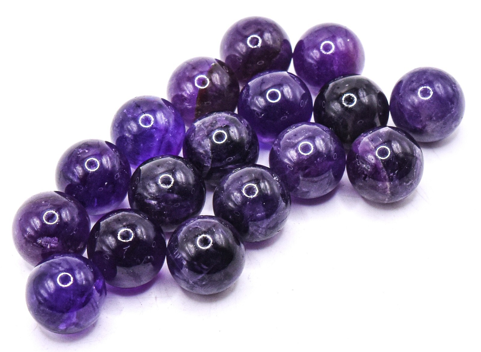 14mm Deep Purple Amethyst Quartz Sphere Natural Crystal Mineral China 1,5,10 PCs