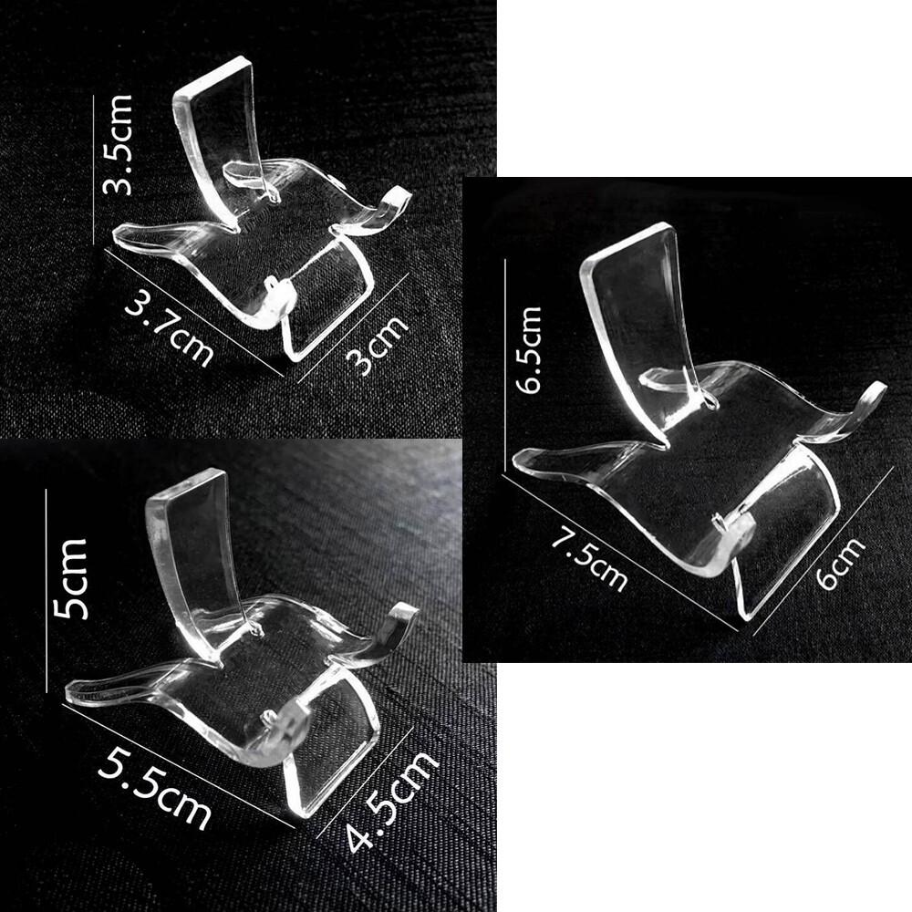 10-90Pcs Acrylic Display Crystal Ball Base Stand Quartz Sphere Holder Decora Lot