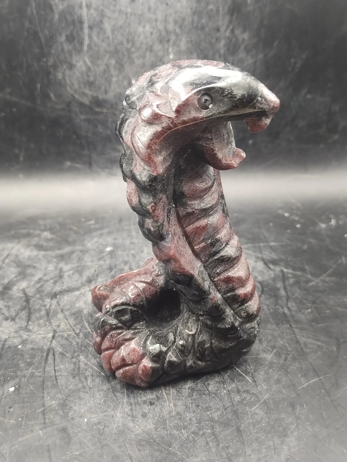 Astrophyllite garnet firework king cobra!! 10 ounces, 3.9 inches tall