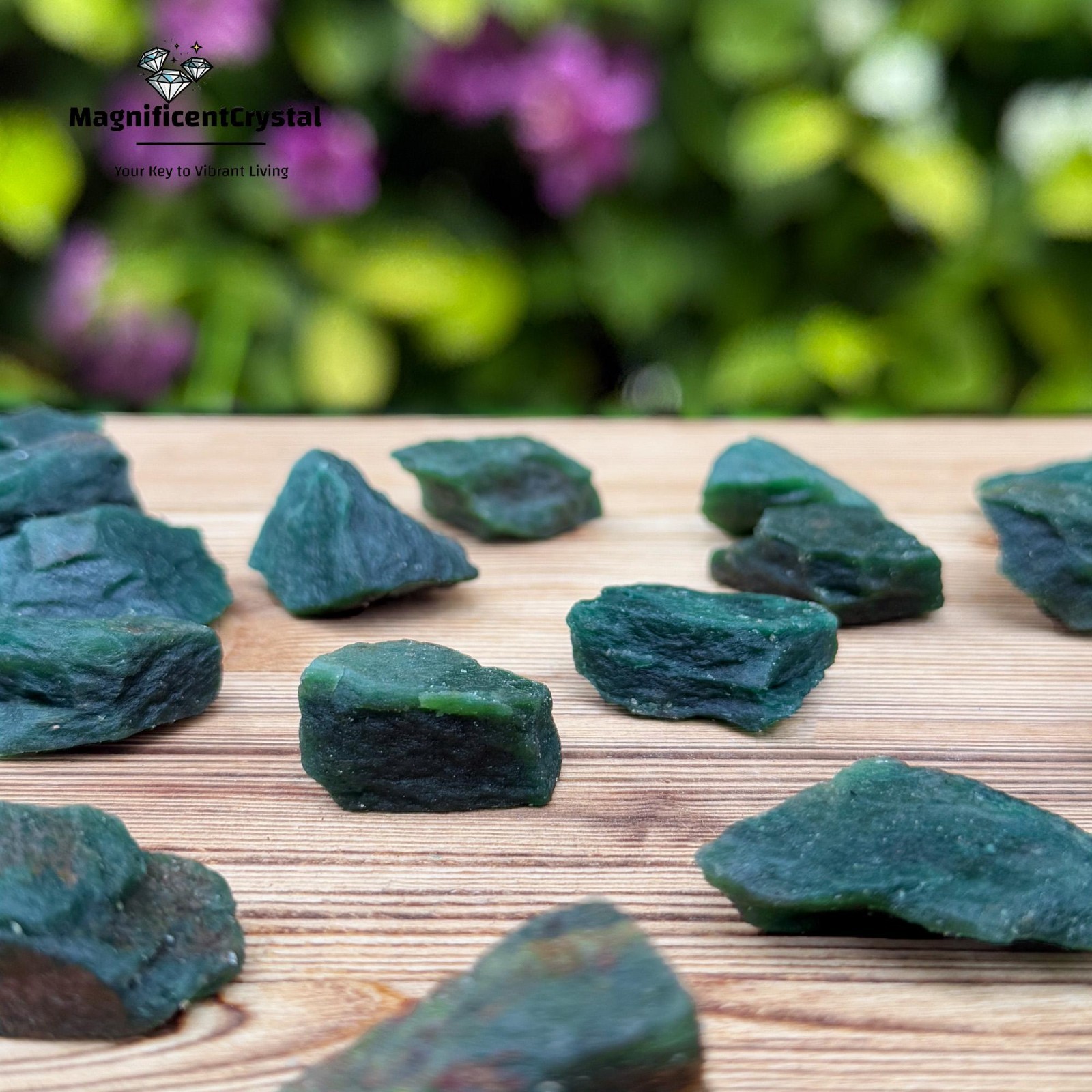 3PCS Genuine Raw Emerald Stone Heart Chakra Mineral Specimens May Birthstone