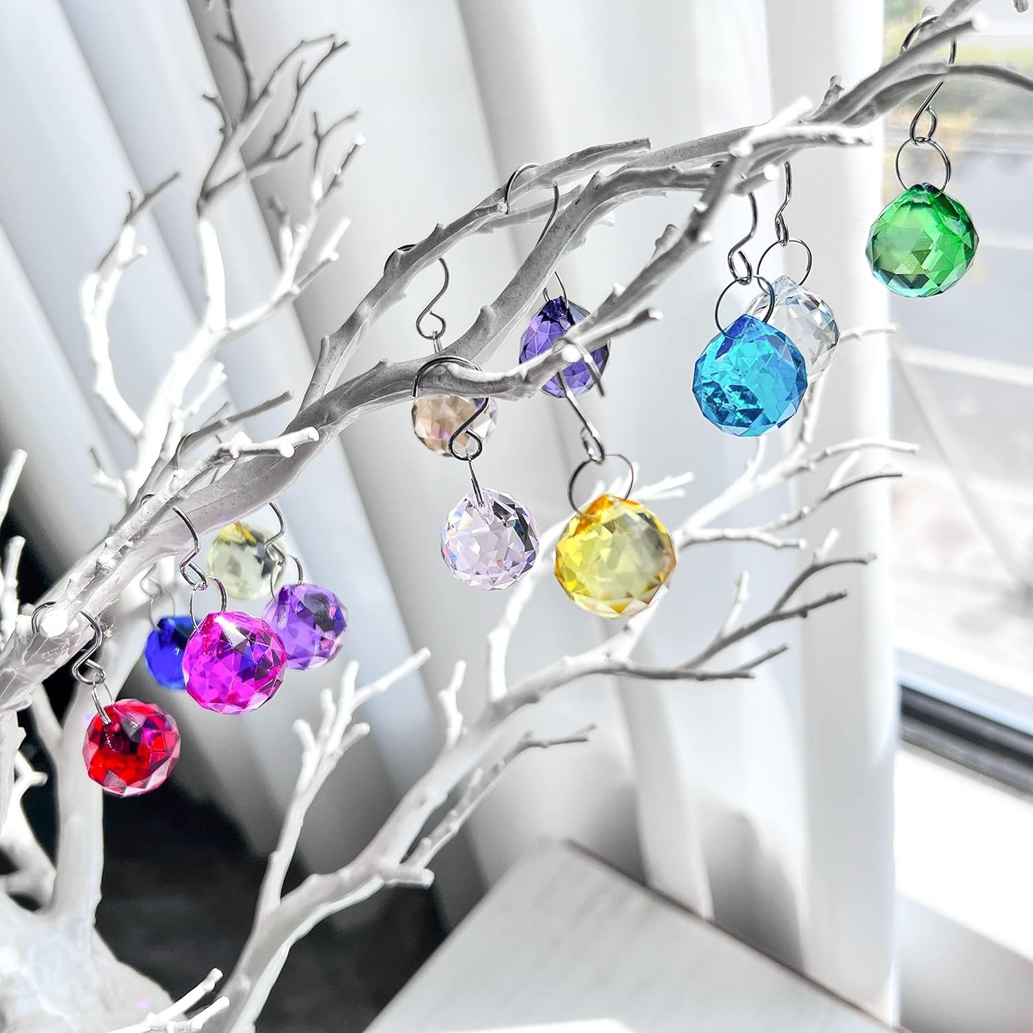 Faceted Crystal Feng Shui Decor, 20mm, 12pc