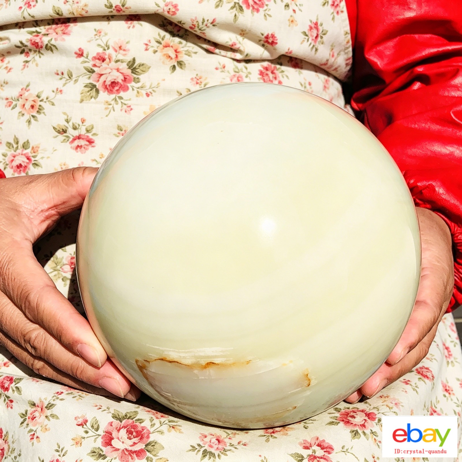 5860g Natural Afghan Jade Crystal Sphere Polished Sphere Meditatio MH3291