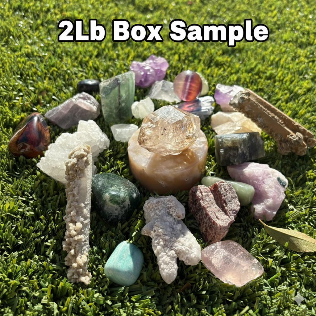 Mystery Crystal Lot Crystal Excellent Value Mixed Mineral Specimen Reiki Gift