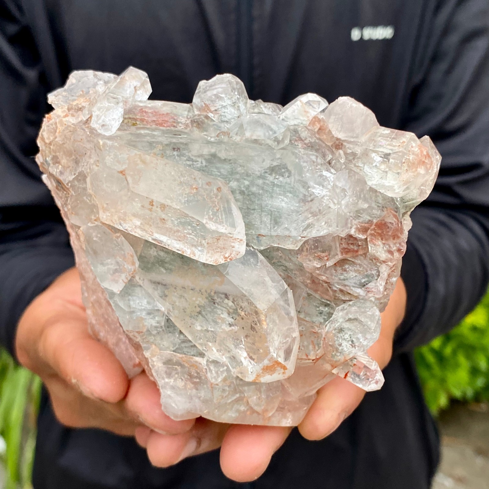 1.26LB A+++ Natural white Crystal Himalayan quartz cluster /mineralsls