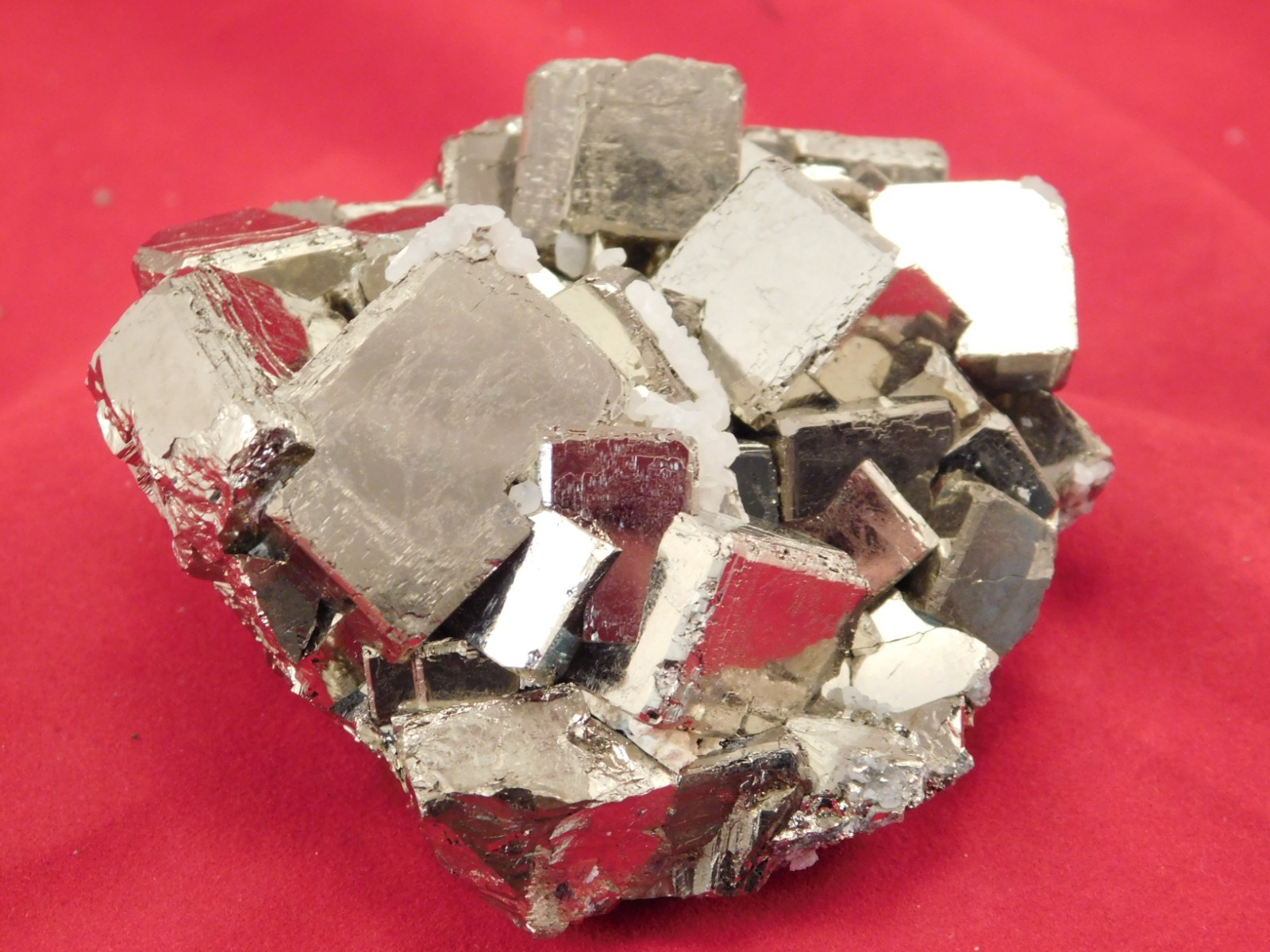 LARGER! PYRITE Crystal CUBE Cluster 100% Natural Huanzala Mine Peru 414gr