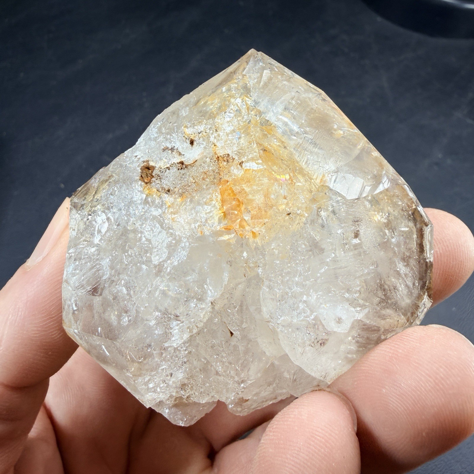 Herkimer Diamond Quartz Crystal Point / New York *VIDEO*