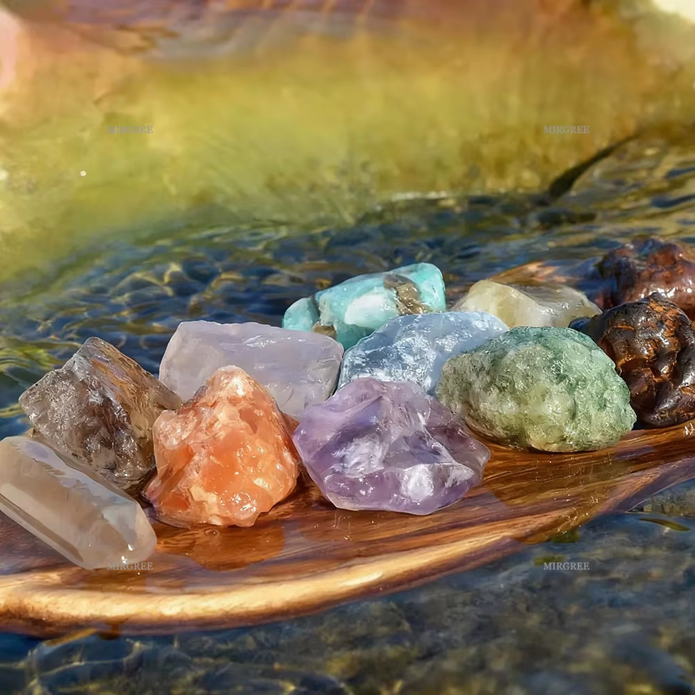 50/100/150/200/300g Healing Stone Set Natural Rough Chakra Stones Accessory NEW
