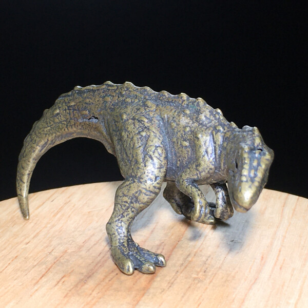 70g Ancient Chinese Handcrafted.Brass Exquisite.Perfect Dinosaur sculpture.gift