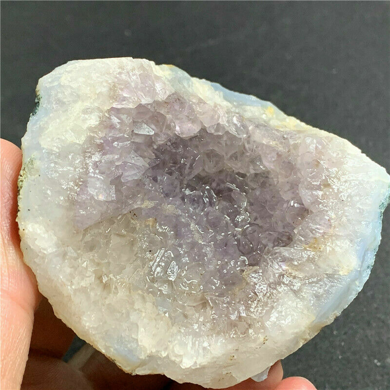 239g Natural Amethyst Geode Quartz Cluster Crystal Specimen Healing