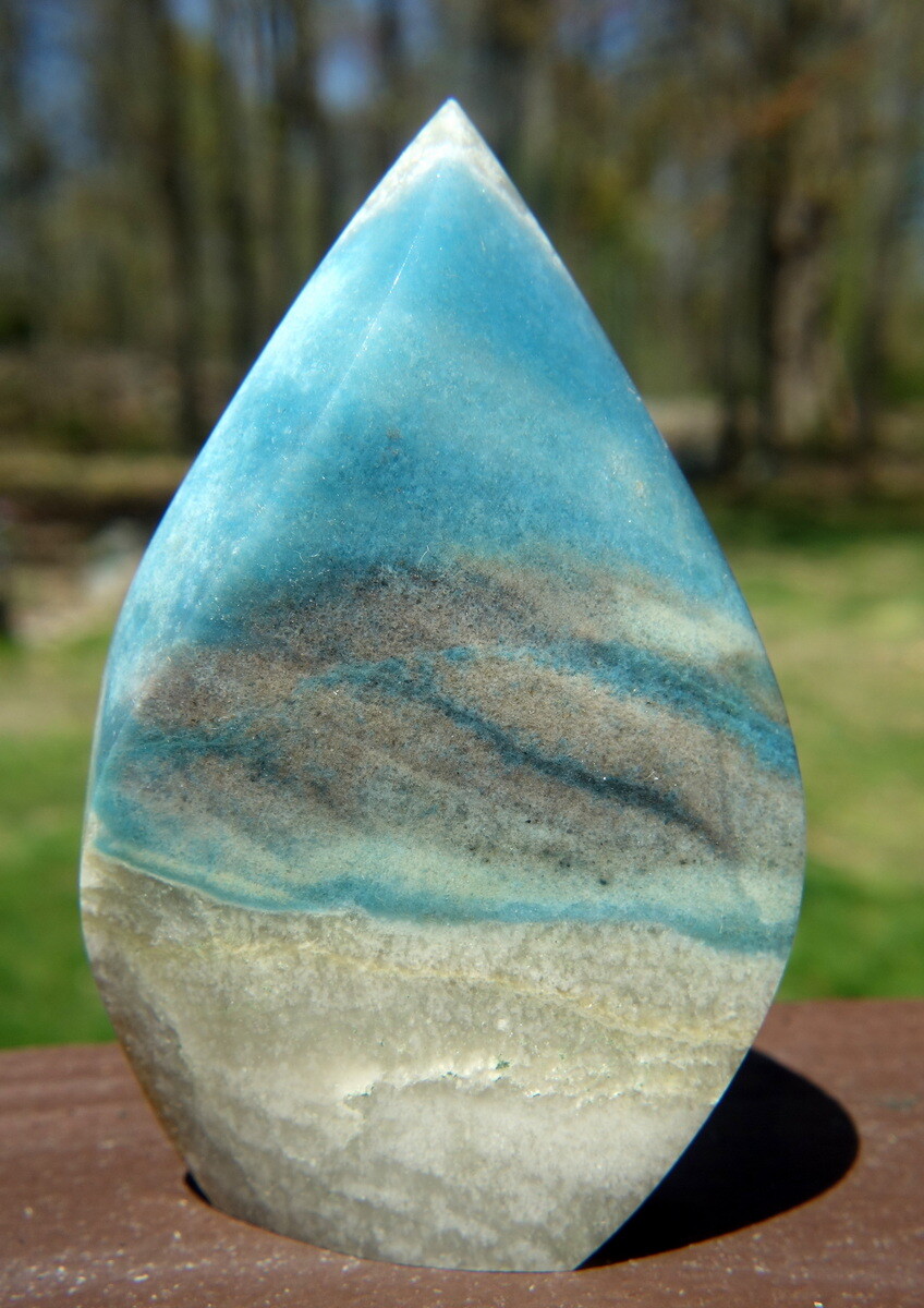 Trolleite Polished Flame Shaped Crystal
