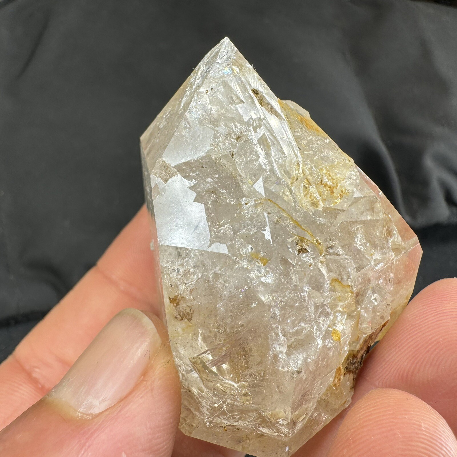 Herkimer Diamond Quartz Crystal Point / from New York