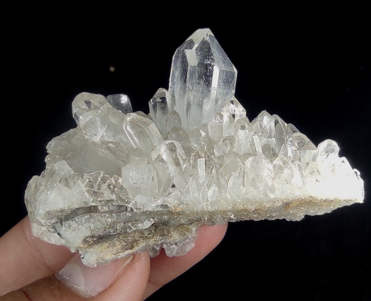Quartz Crystals On Matrix From Baluchistan, Pakistan.