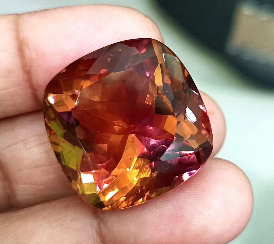 NATURAL Zultanite 7 Multi Color Change Loose Certified GEMSTONE Cushion 10 Ct+