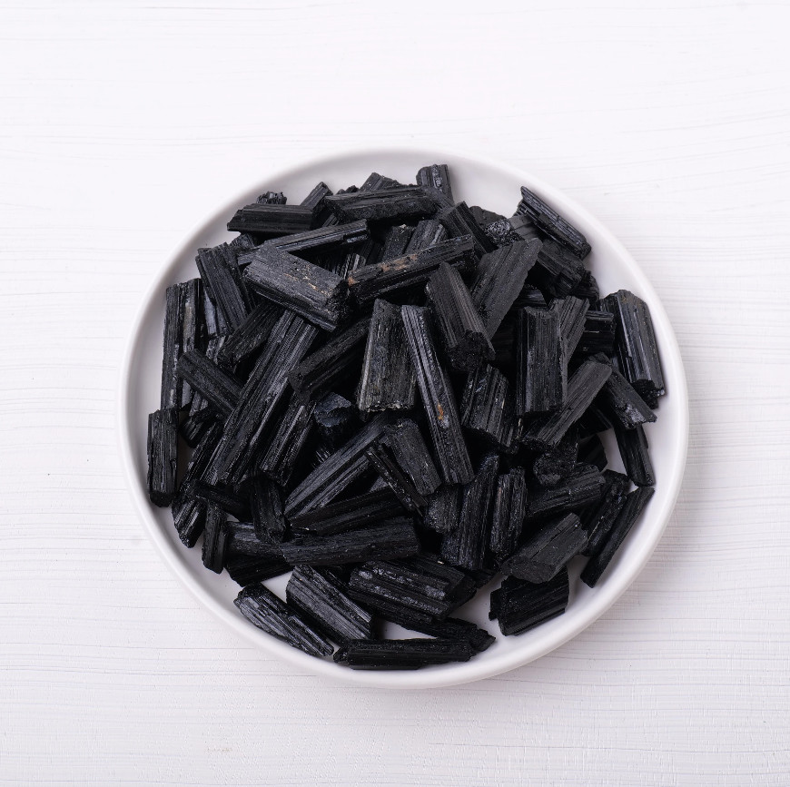 1pc 50g Black Tourmaline Raw Stone – Natural Crystal Reiki Healing Mineral – NEW