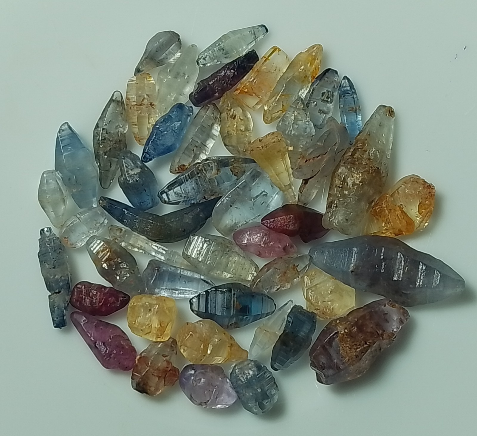 Natural Sapphire 110ct-45pcs ( wholesale price ) Crystal Lot – Sri-Lanka.