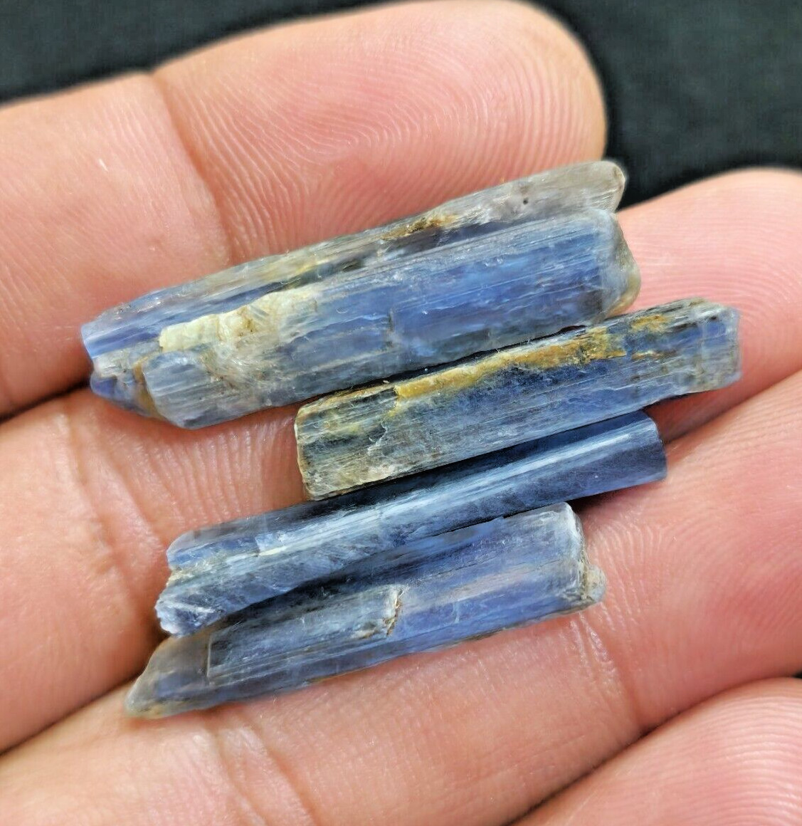 5 Piece Lot Amazing Raw Blue Kyanite Shape Shards Size 27-35 MM Loose Gemstone