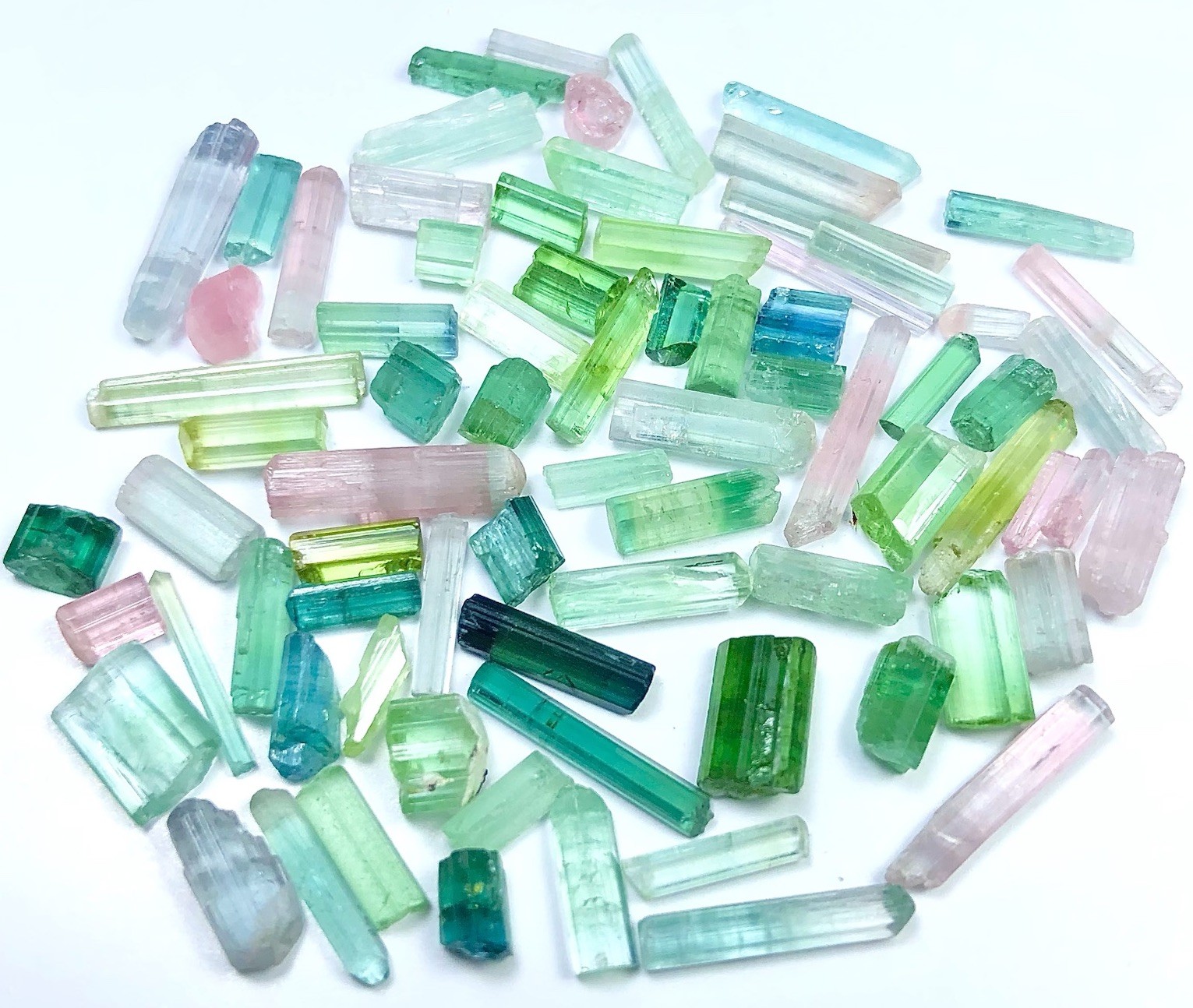 41.50 Crt Natural Mix Color Rough Tourmaline Lot From Afghanistan |multi Colors