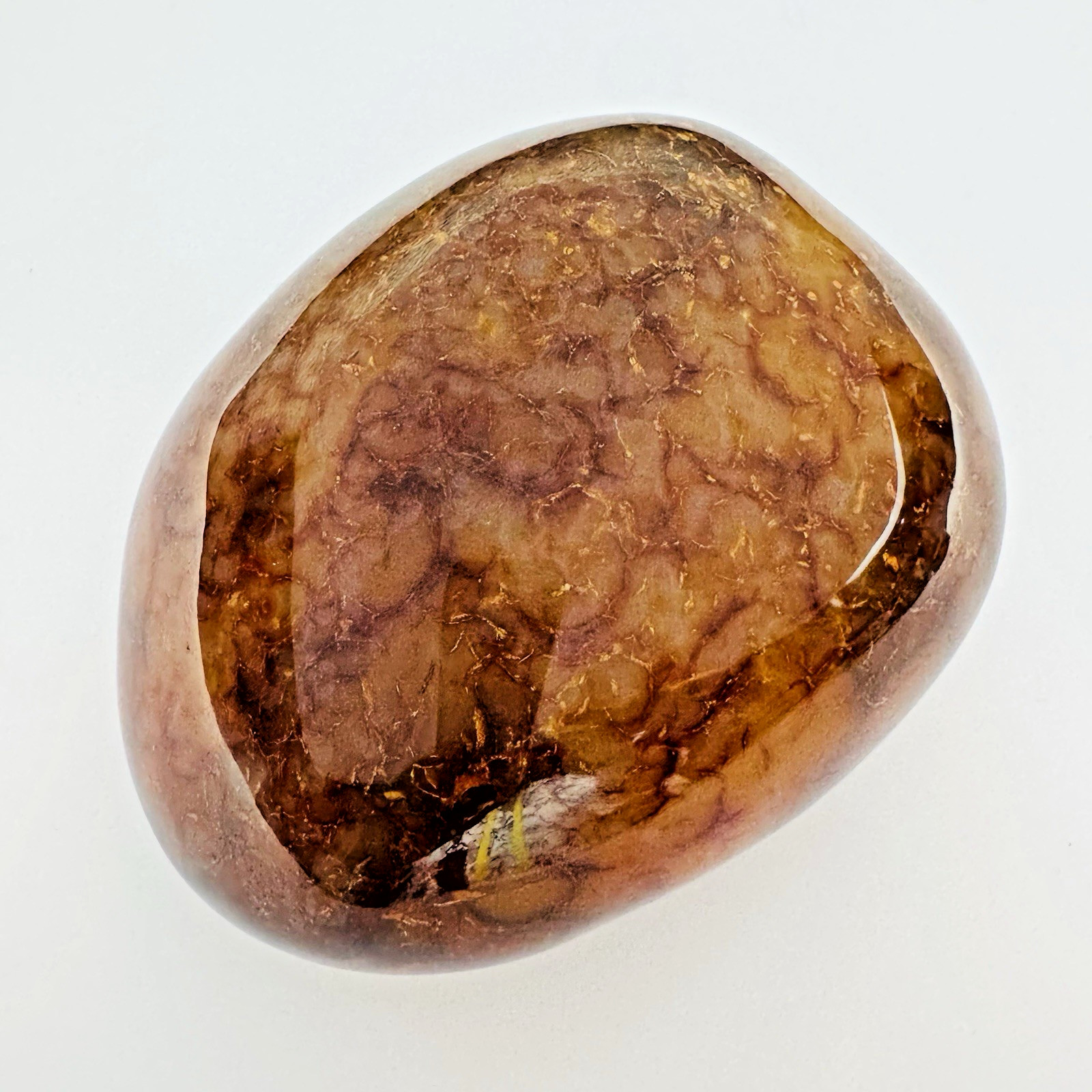 Large Carnelian Agate Freeform Polished Stone Madagascar 2.7lb Crystal Decor