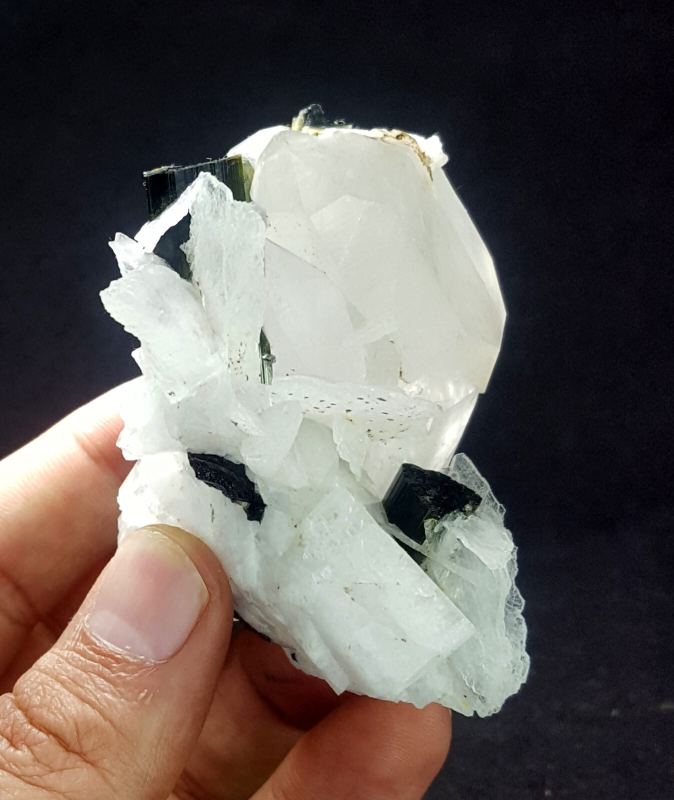 Natural Green Cap Tourmaline Crystals Spicemens From Astaknala Lot 21Pcs 692g