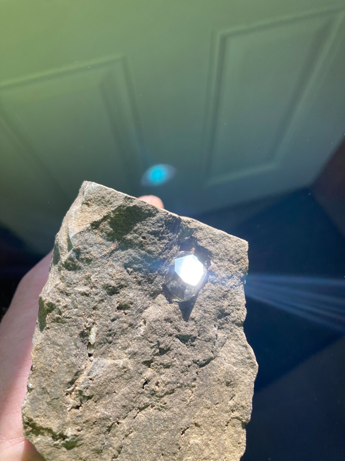 Herkimer NY 16mm x 12mm diamond in MATRIX, 1lb 12oz Collectors grade!