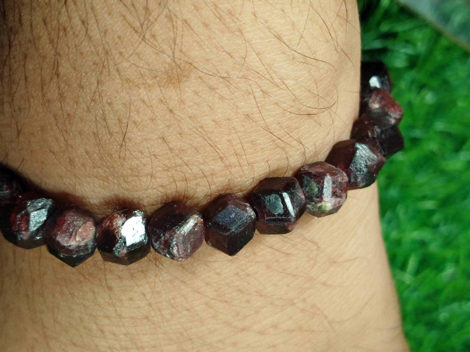 33 Grams Almandine Garnet Stackable Bracelet From Skardu Pakistan