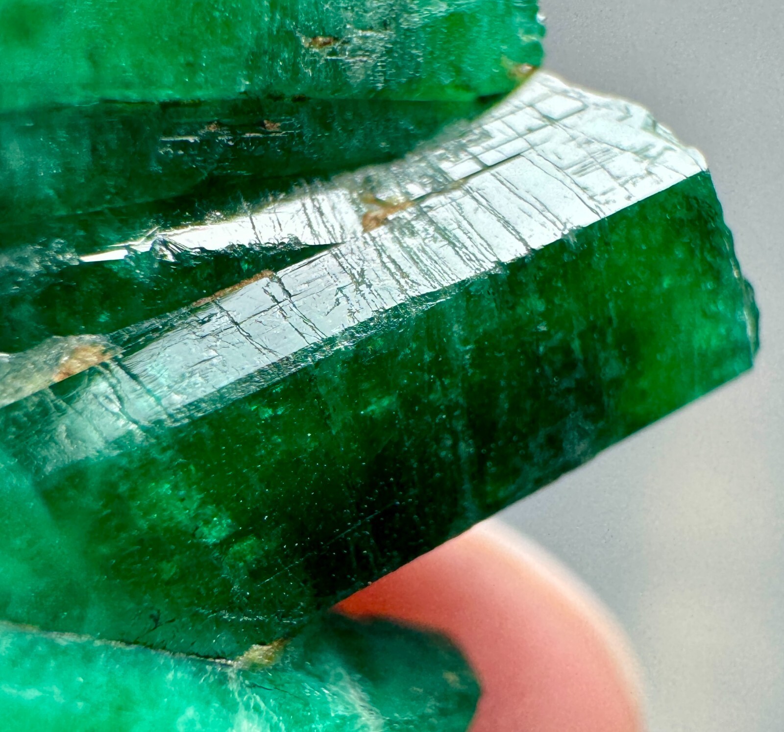 Panjshir Green Emerald Crystals Bunch With Quartz @AFG. 38 Carat