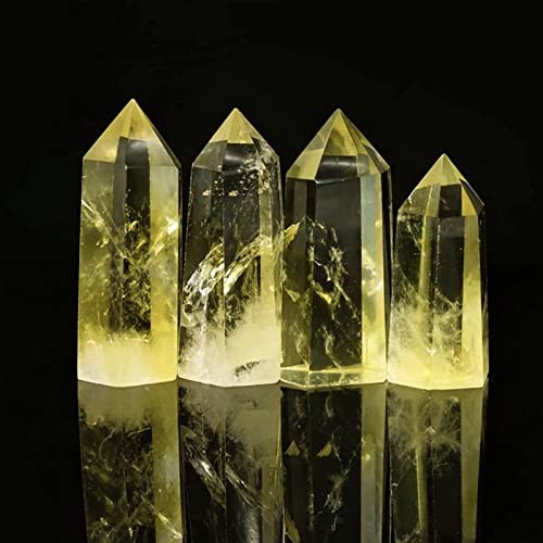 1Pcs 5-6cm Smoky Citrine Quartz Obelisk Crystal Wand Point Healing