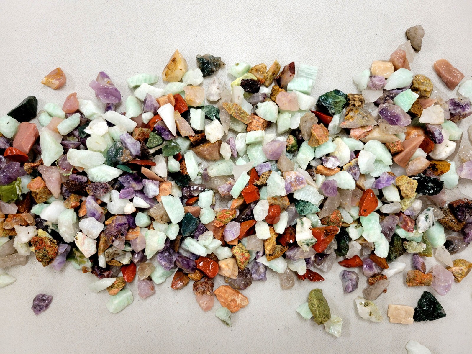 Tiny India Crystals Mix Natural Colorful Mini Gemstones for Jewelry & Tumbling