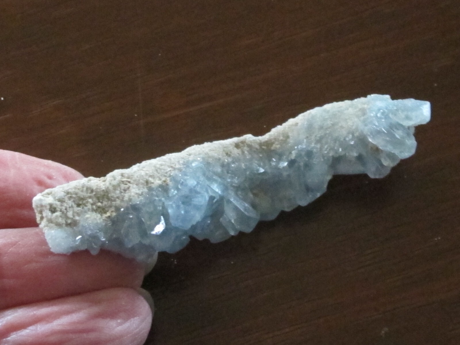 Exceptional Long Blue Barite * 22 grams * Lovely dark Blue * Stoneham