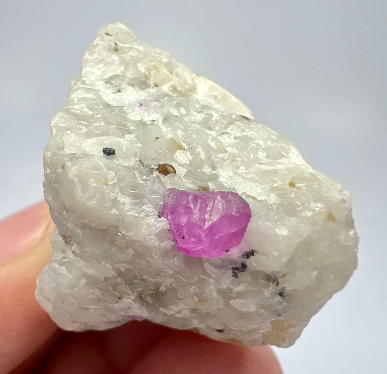 118 Carat Outstanding Ruby Crystal on Matrix from Jegdalek Mining Afghanistan