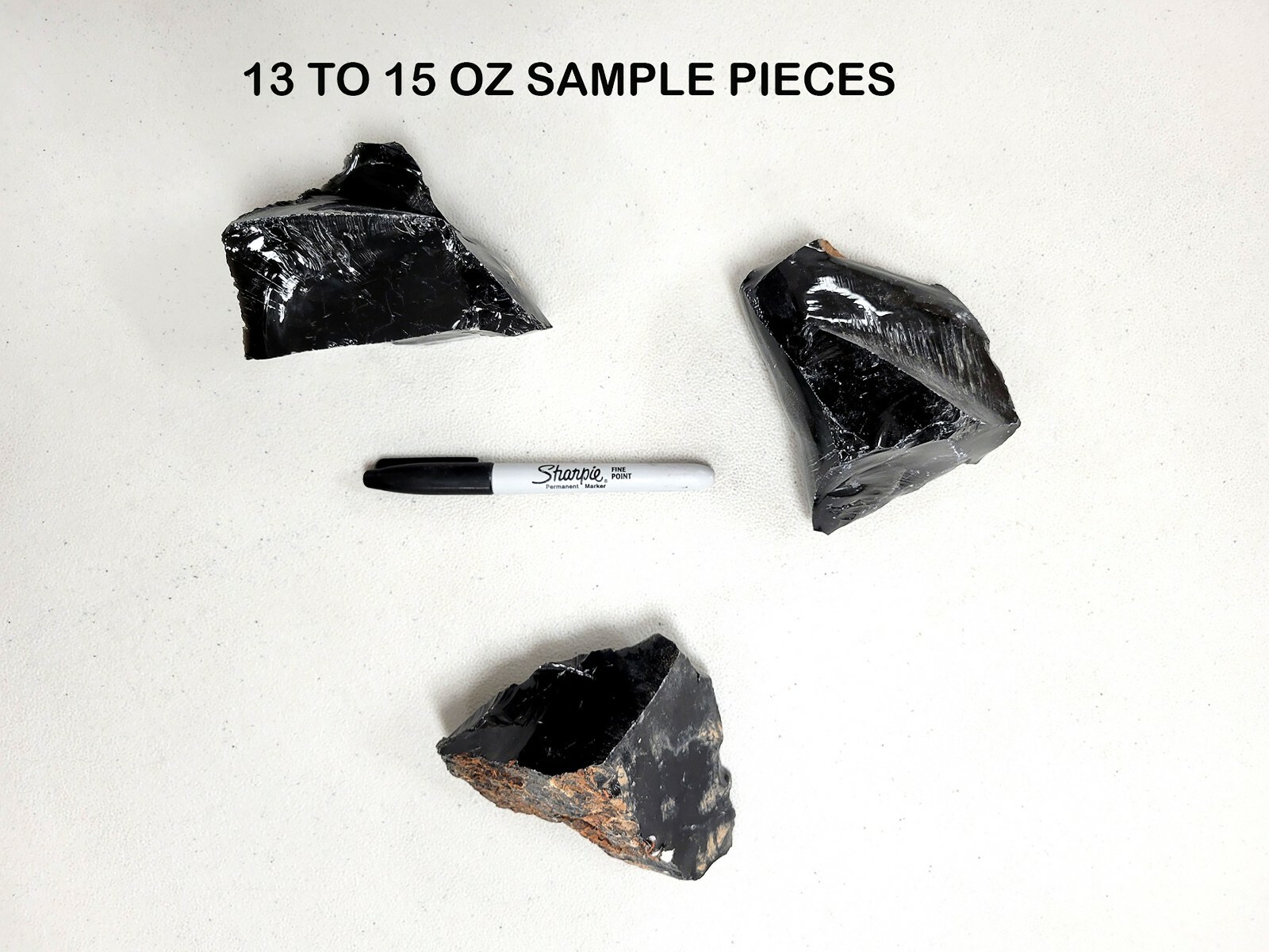 Large Raw Black Obsidian Stones Rough Natural Crystals for Lapidary & Healing