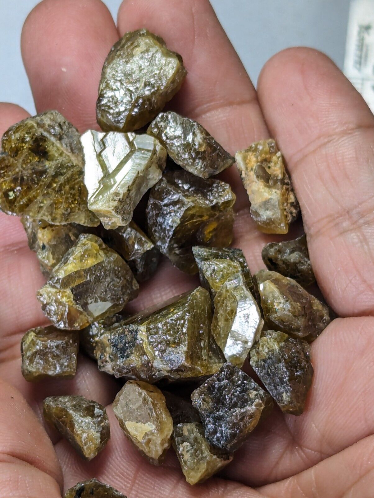 220grams Sphene Crystals From Zagi Mountains, KPK, Pakistan