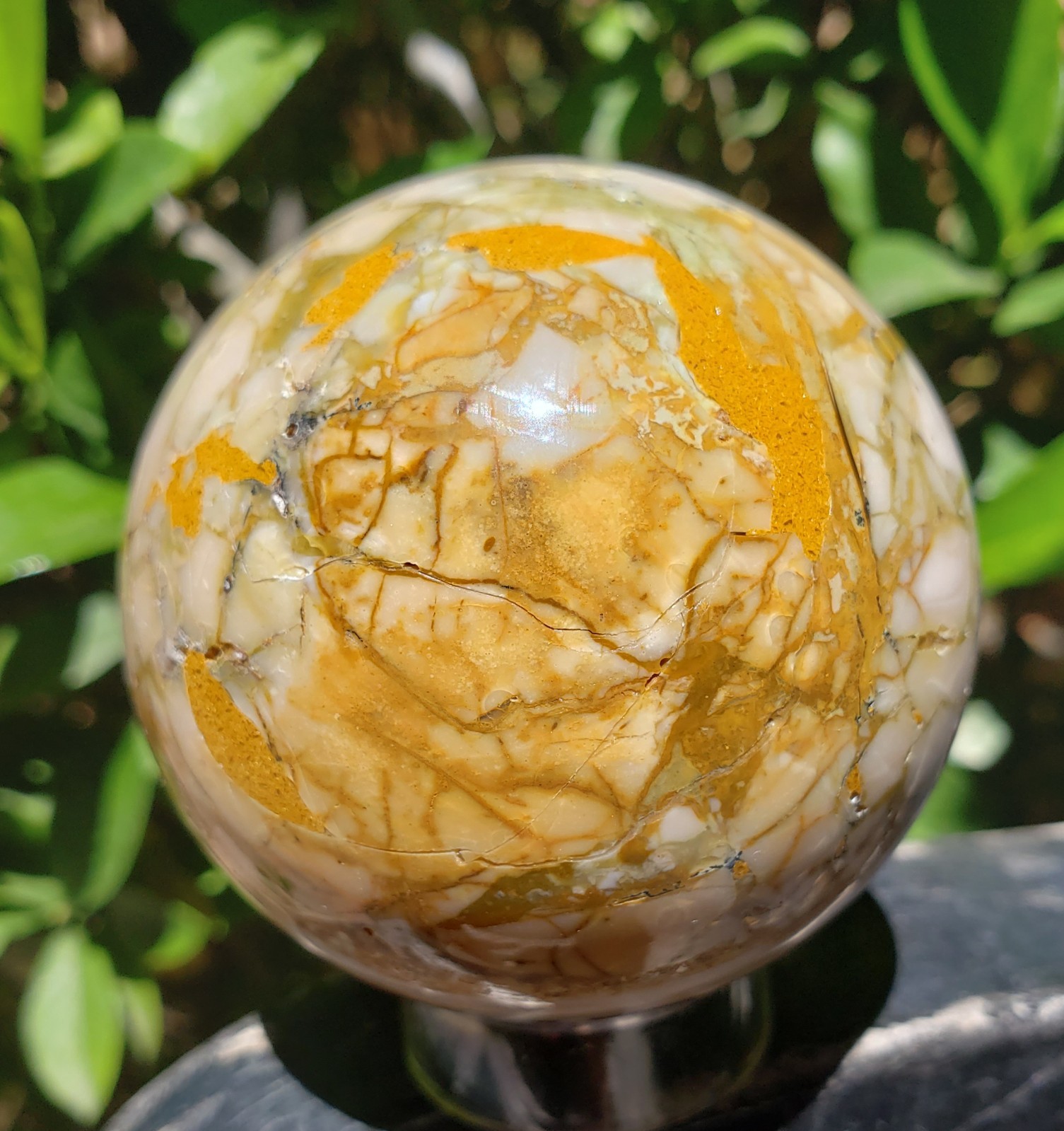2.5″ Mookaite Jasper Crystal Sphere Ball Orb, 320g or 11.3 oz