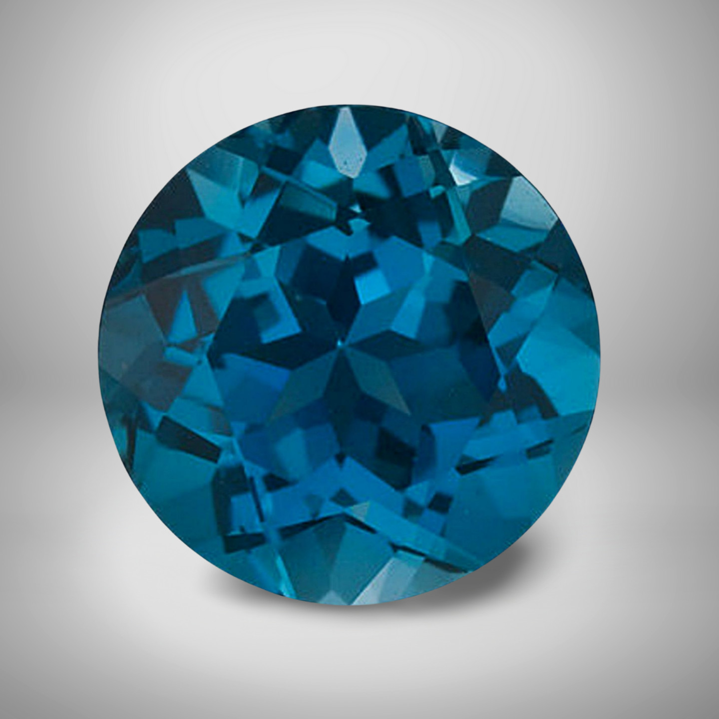 London Blue Topaz Round Cut Gemstone 0.16 Cts – 3 mm VVS Loose Gem
