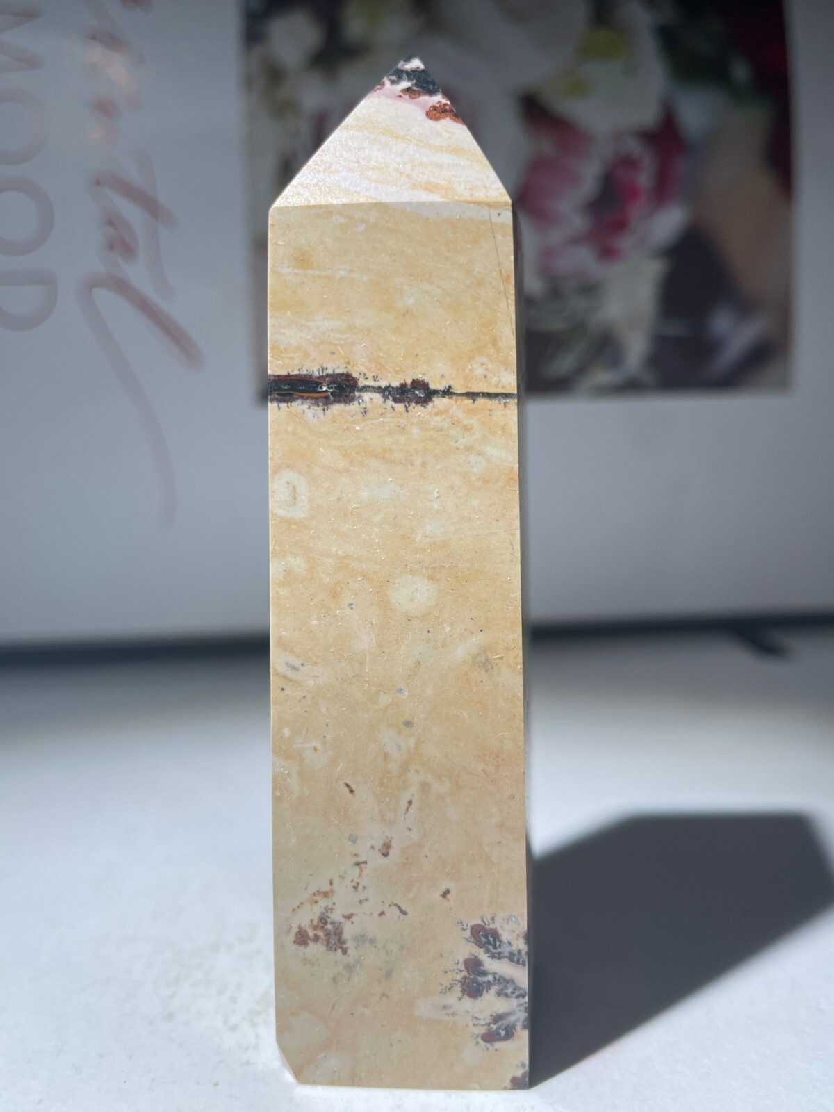 96g Traditional Chinese painting stone pagoda m10