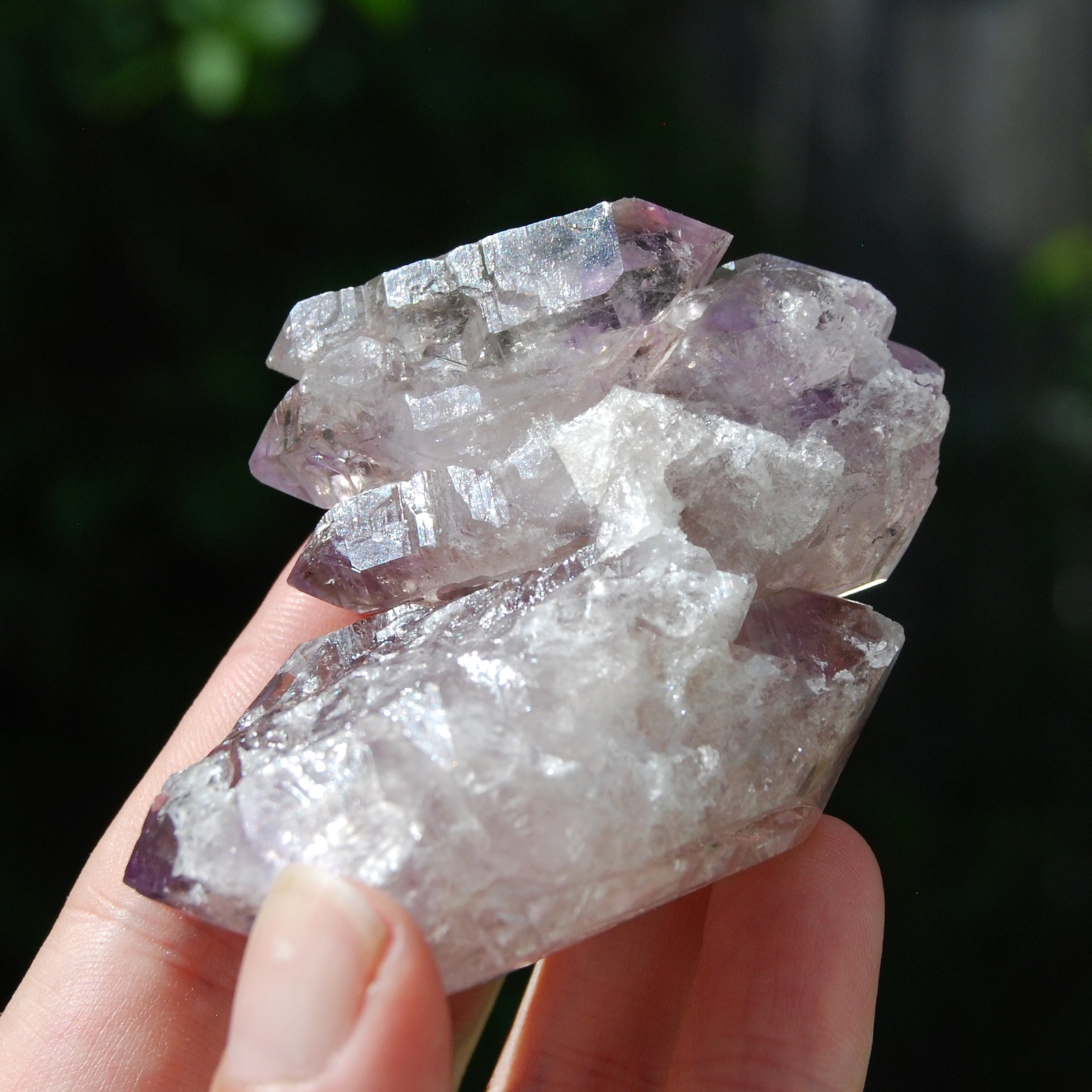 3in 152g DT ET Elestial Window Amethyst Quartz Crystal Cathedral, Mali wa8