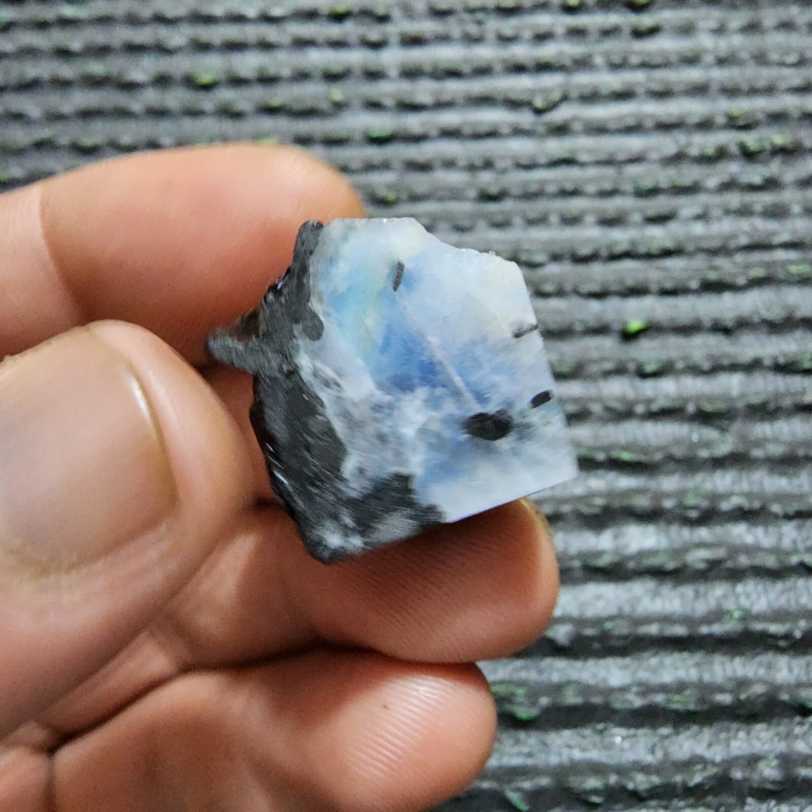 Making For Jewelry Exquisite Beauty Rainbow Moonstone Raw 50 Crt Loose Gemstone