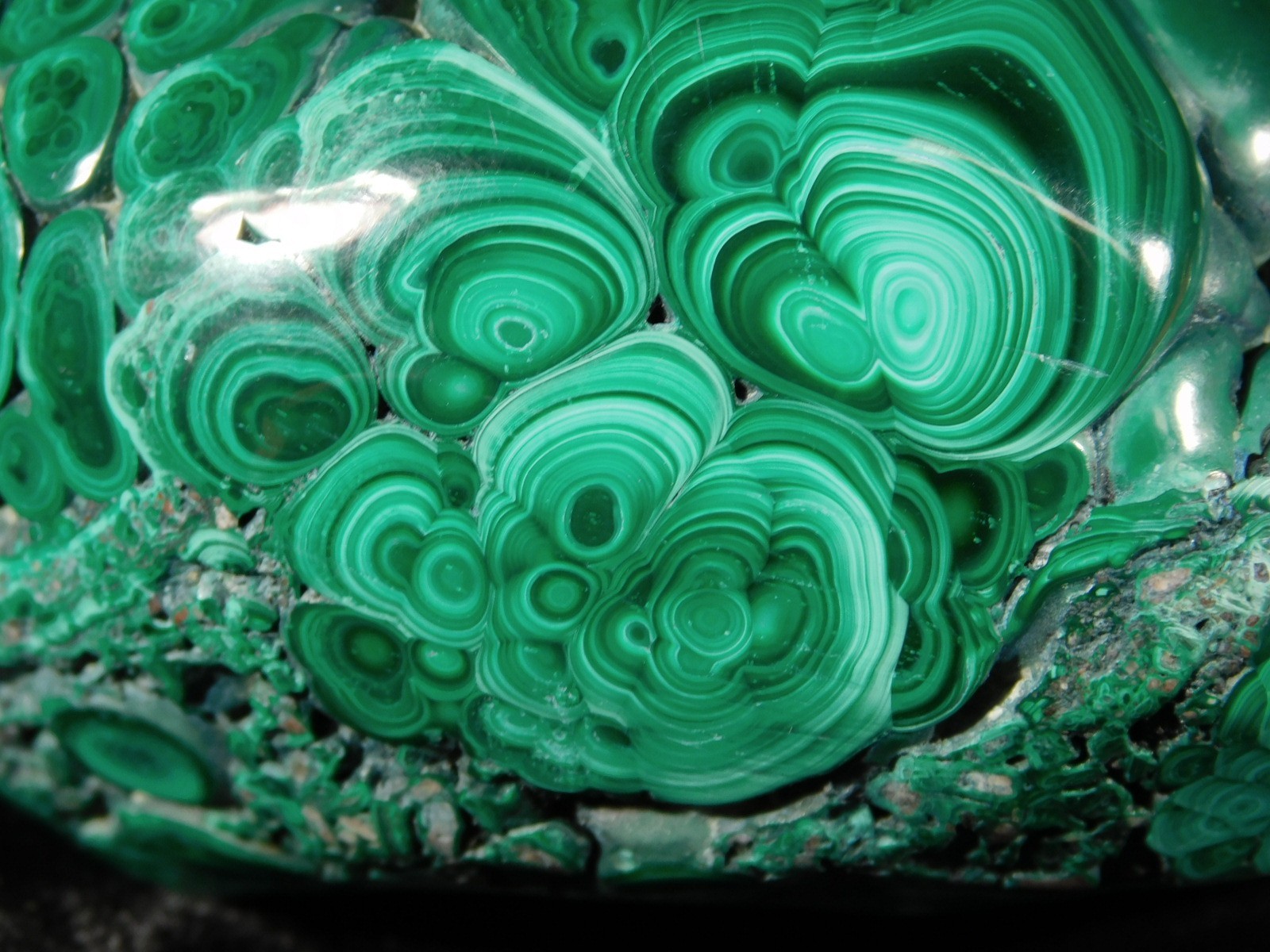 BIG! Polished Deep GREEN Malachite STALACTITE or Stalagmite w/Stand Congo 603gr