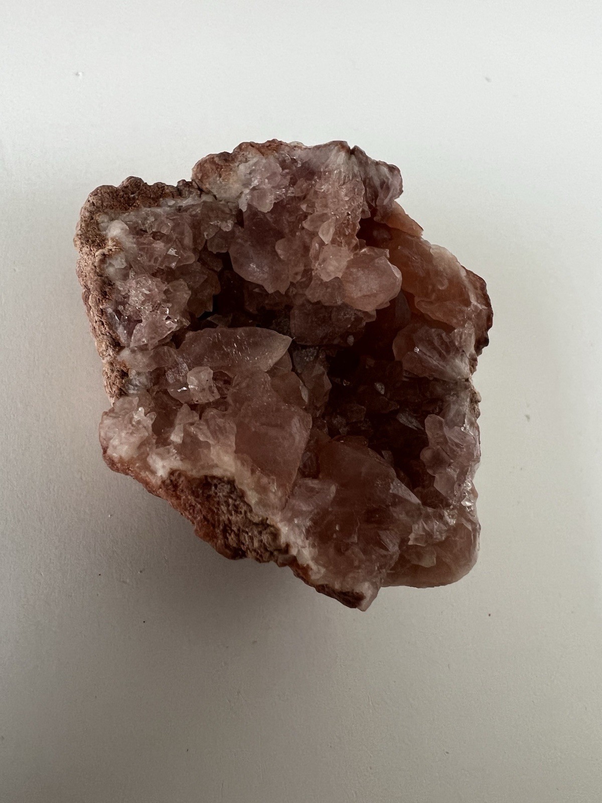 32g – Mini Pink Amethyst Geode Cave from Argentina