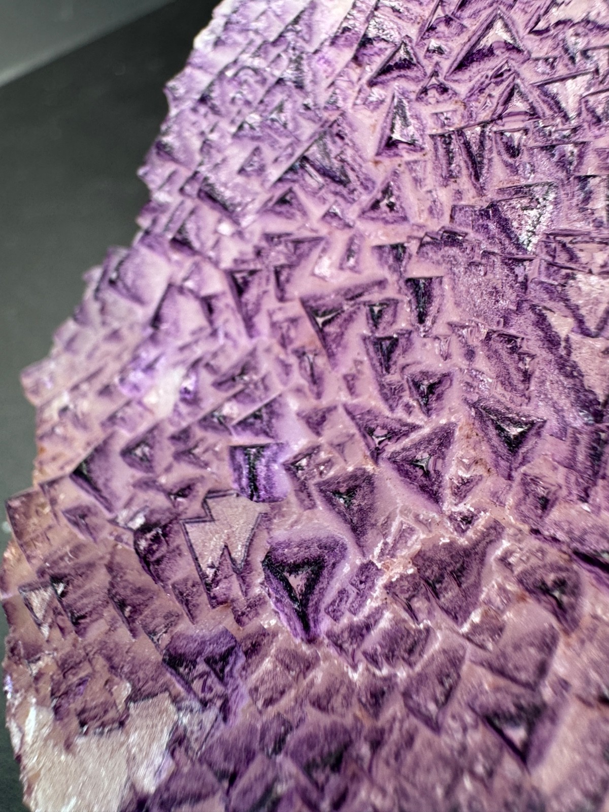 6550 NEW Database Fluorite Purple Triangle Yun Nan 402g