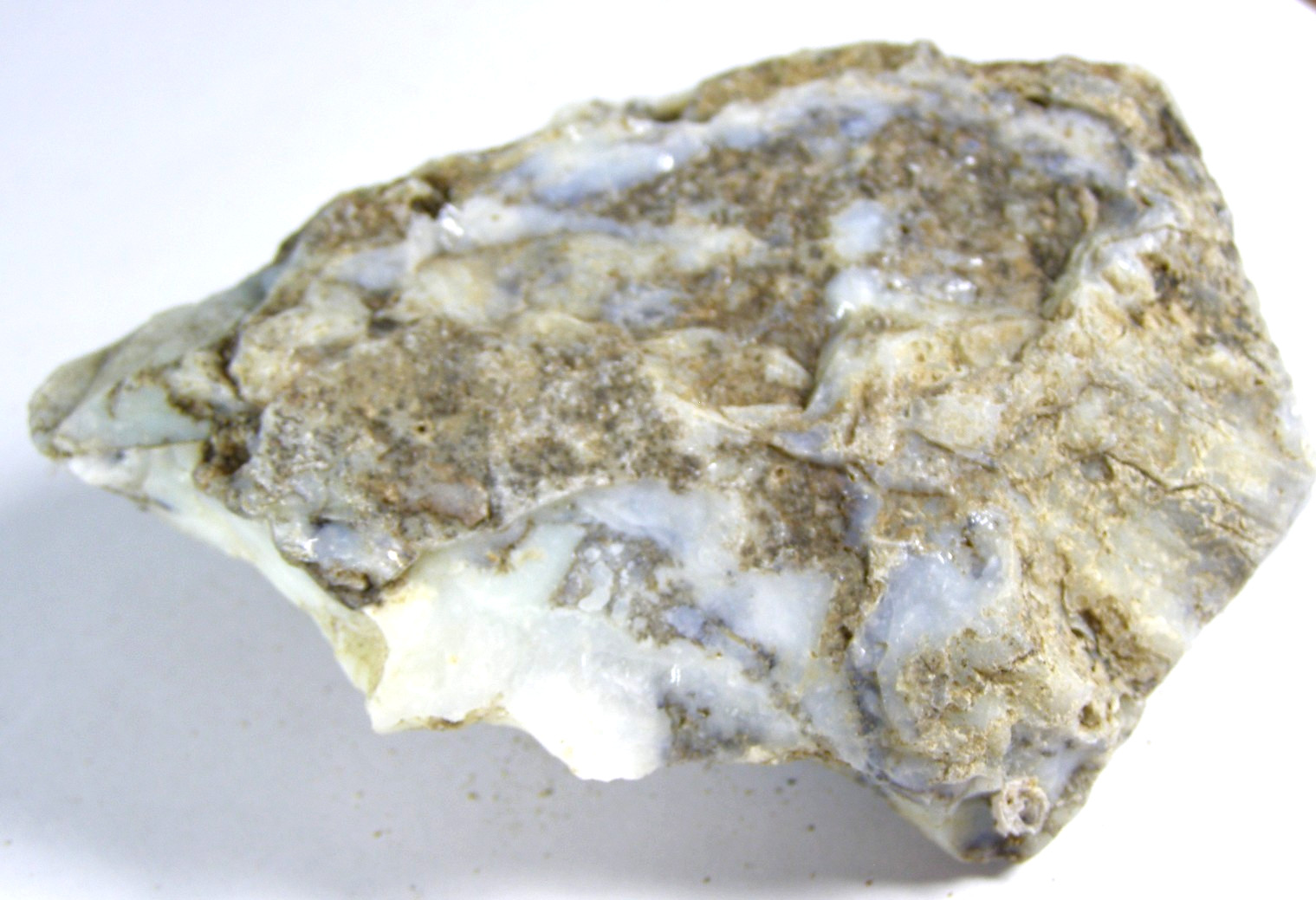 LARGE RARE NATURAL MOUNT SHASTA OPAL PIECE 7.5 x 5.6 x 2.4 cms 77.60 gms #3