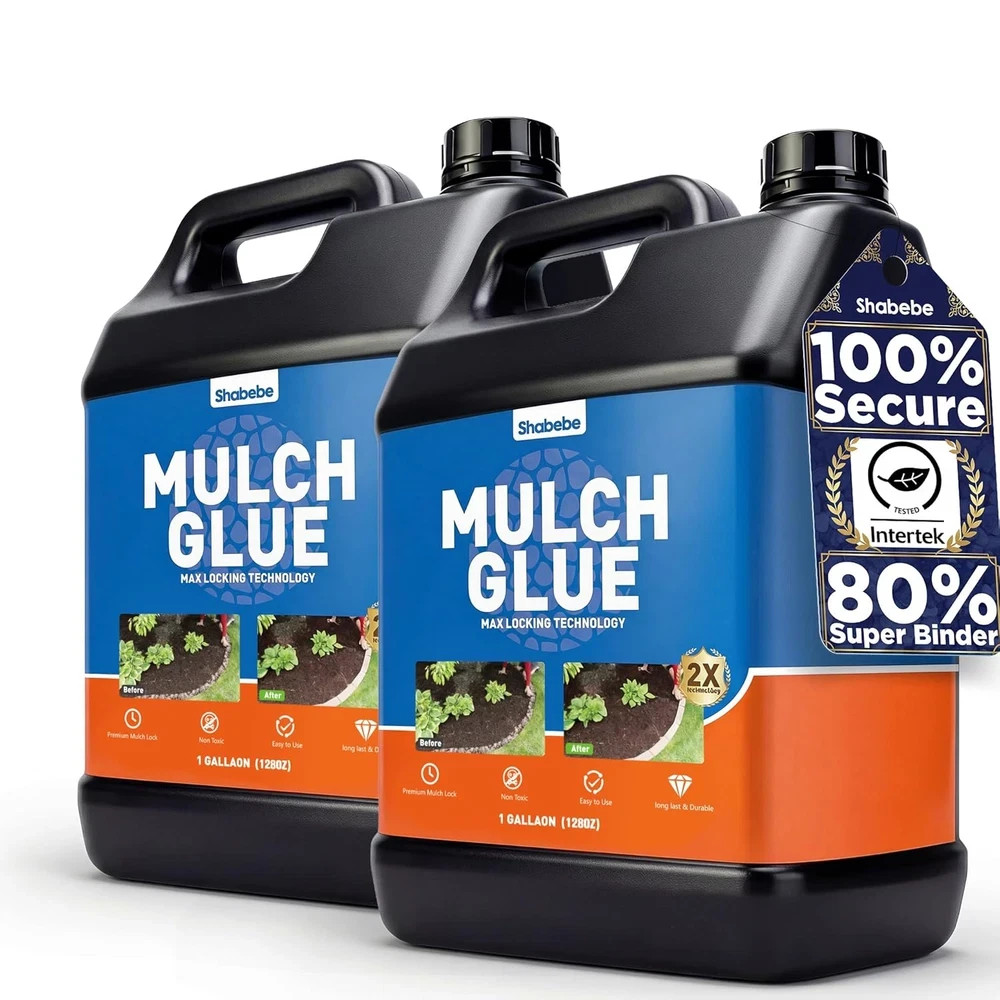 2 Gallon Mulch Glue – Strong Adhesive for Gravel & Landscape Stabilization