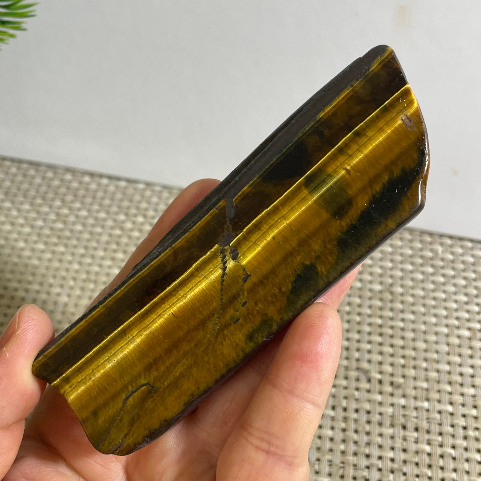 80g Natural tiger’s-eye Rough Raw Stone Rock Specimen Reiki healing